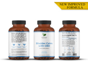 BLADDERCALM™ WITH CBD (Three Pack - 180 Capsules)